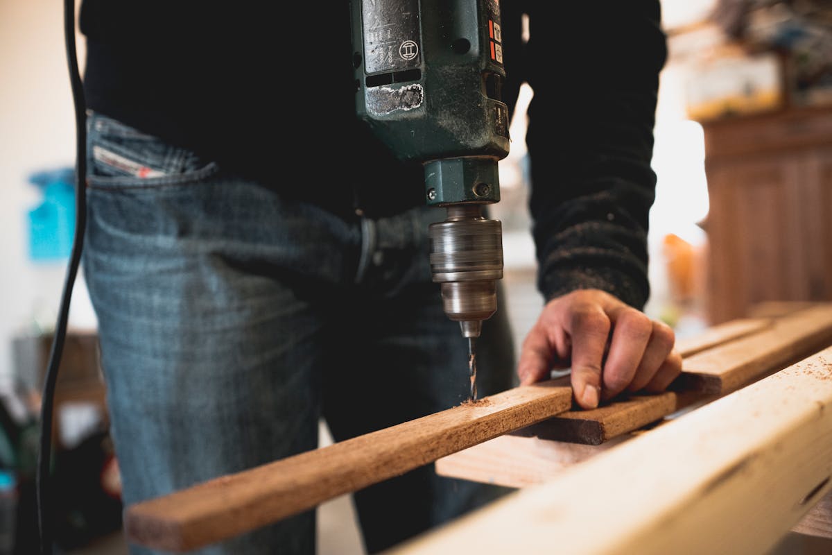 Handyman at work